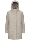 K-way Sophie Soft Touch Marmot Clothing In Gray