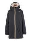 K-way Sophie St Thermo Double Down Jacket In Black