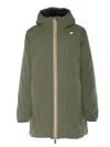 K-way Sophie St Thermo Double Down Jacket In Green