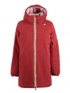 K-way Sophie St Thermo Double Down Jacket In Red