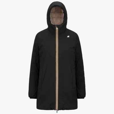 K-way Long-sleeved Down Jacket In Multi