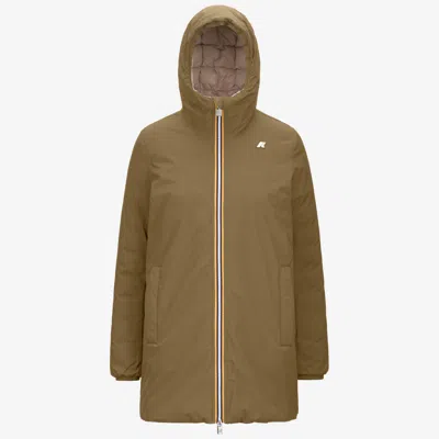 K-way Sophie St Thermo Reversible In Brown
