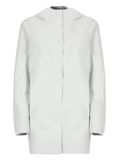 K-way Sophie Stretch Dot Jacket In White