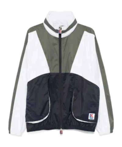 K-way Stand Collar Casual Jacket In Multi