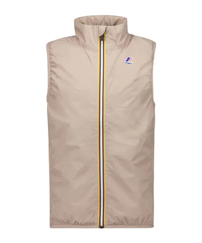 K-WAY STAND COLLAR CASUAL VEST