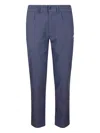 K-way Straight-leg Trousers In Blue