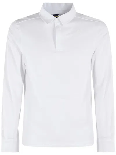 K-way Stretch-cotton Polo Shirt In White