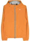 K-way Stretch Dot Lightweight Hooded Jacket In Orange
