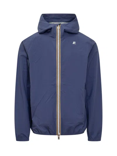 K-way Stretch Jacket In Blue