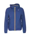 K-way Giubbino Jack Stretch Blue Deep Cobalt In Blue