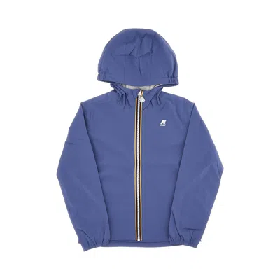 K-way Stretch Nylon 'jack' Jacket Kids In Blue