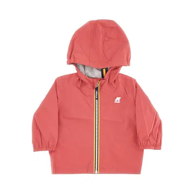 K-way Stretch Nylon 'jack' Jacket Kids In Red