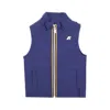 K-way Stretch Nylon 'valen' Vest Kids In Blue