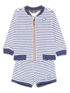 K-way Sponge Outfit White/cobalt Blue Striped