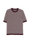 K-way Striped T-shirt In Red