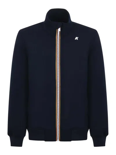 K-way Neoprene Sweatshirt In Blue