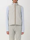 K-way Beige Technical Jacket With Detachable Hood In Beige