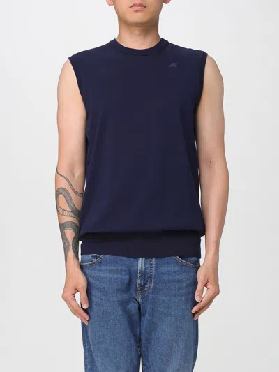 K-way Suit Vest  Men Color Blue In Black