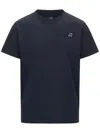 K-way Pocket T-shirt In Blue