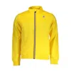 K-way Sunshine Yellow Long-sleeved Zip Sweatshirt In Yellow