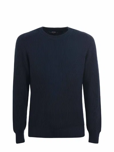 K-way Sweater In Wool Blend Ribbed