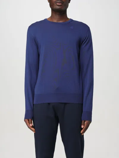 K-way Sweater  Men Color Blue 1 In Blau 1