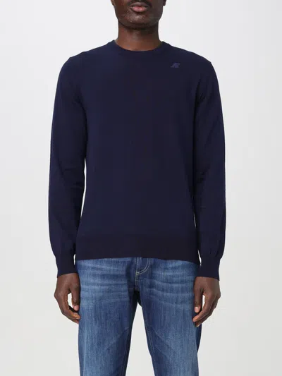 K-WAY SWEATER K-WAY MEN COLOR BLUE,G86322009