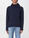 K-way Blue Hooded Sweatshirt  In Blue