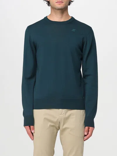 K-way Sweater  Men Color Green In Blue