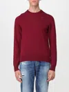 K-way Man Sweater Brick Size S Wool, Polyamide In Red