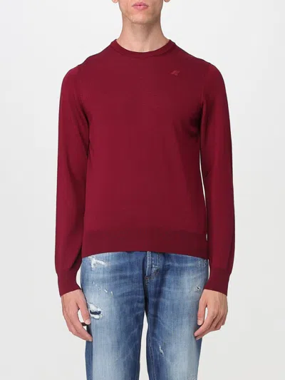 K-WAY SWEATER K-WAY MEN COLOR RED,H32595014