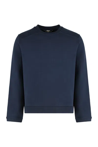 K-WAY SWEATER WITH A ROUND NECK PERRUEL IN COTTON AND CASHMERE.