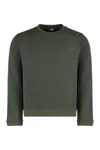 K-way Perruel Cotton Cashmere Regular-fit. Felpa Girocollo Realizzata Con Un Morbido Blend Di Cotone E Cas In Green