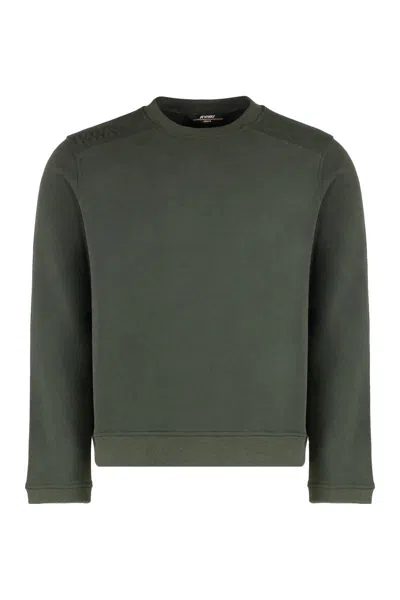 K-WAY K-WAY SWEATER WITH A ROUND NECK PERRUEL IN COTTON AND CASHMERE.