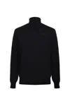 K-way Wool Turtleneck In Black