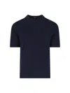 K-way Neckline Crew Short Sleeves In Blue