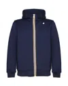 K-way Jack Stretch Dot Jacket In Blue