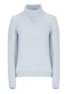 K-way Fuzzy Sweater In Blue