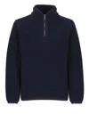 K-way Ern Wool Sweatshirt In Blue
