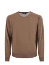 K-way Sweaters Camel In Brown