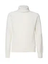 K-way Turtleneck In White Tofu
