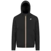 K-way Long-sleeved Zipper Sweater In Black
