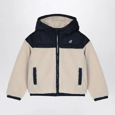 K-way Kids' Jildaz Teddy Jacket In Beige
