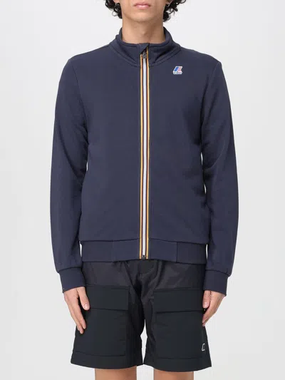 K-WAY SWEATSHIRT K-WAY MEN COLOR BLUE,G71110009
