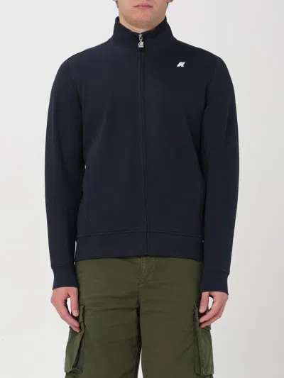 K-way Short High Neck Ribbed Cuffs Jacket In Black