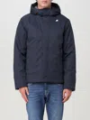 K-way Jacko Twill Marmot Blue Jacket In Blau