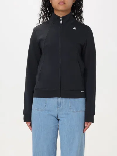 K-way Sweatshirt  Woman Color Black In Black