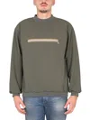 K-way Sweatshirt With Front Pocket In Green
