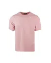 K-way T-shirt Adam Stretch Jersey Pink Powder In W7cpink Powder