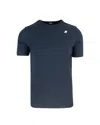 K-way Odom Blue Depht T-shirt In Blue